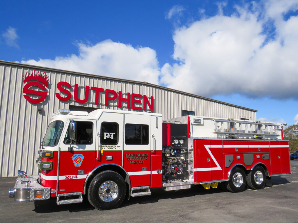 Custom Dry Side Tanker – Lake Shore Volunteer Fire Company, MD